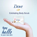Dove Crushed Macadamia & Rice Milk Moderate Exfoliating Body Scrubating Body Polish Scrub | Grocsy