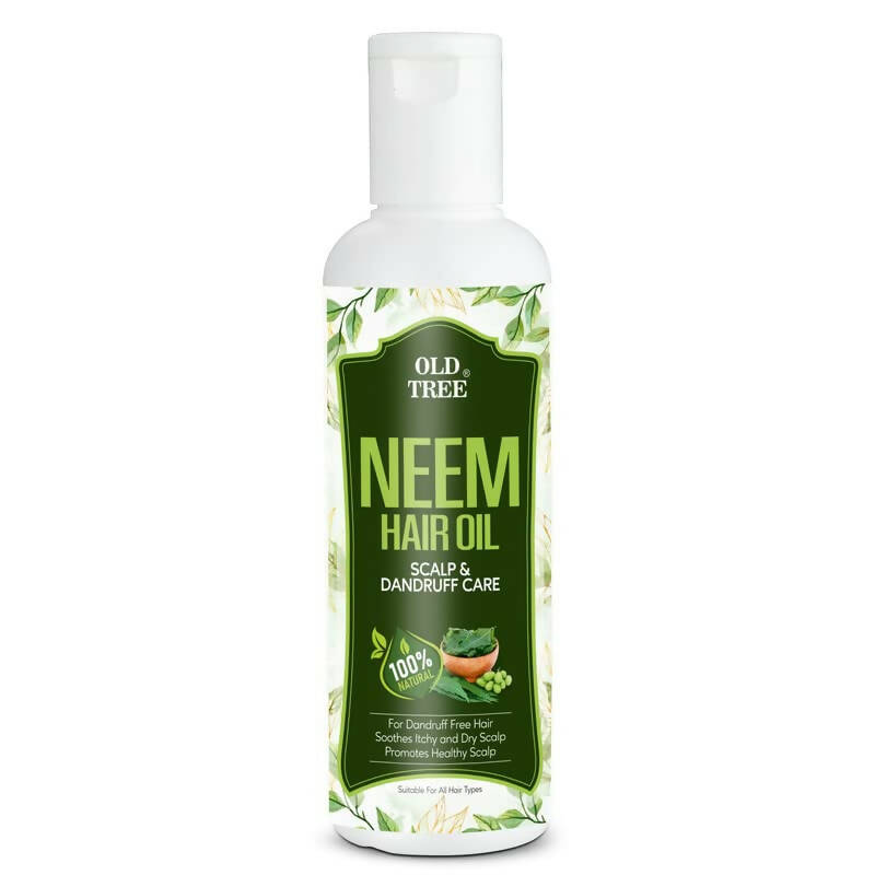 Old Tree Neem Hair Oil for Dandruff & Scalp Care | Grocsy