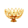 Shubhkart Nitya Brass Akhand Brahmand Crystal Diya | Grocsy
