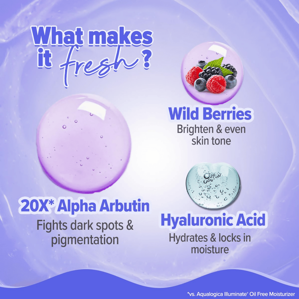 Aqualogica Illuminate+ 20x Alpha Arbutin Luminous Essence Serum | Grocsy