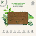 Juicy Chemistry Cucumber, Matcha & Spearmint Soap For Oily & Acne Prone Skin | Grocsy