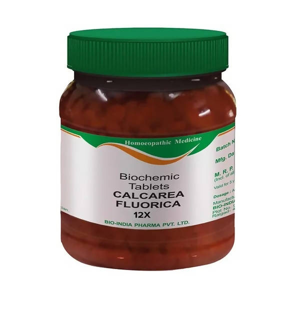 Bio India Homeopathy Calcarea Fluorica Biochemic Tablets | Grocsy