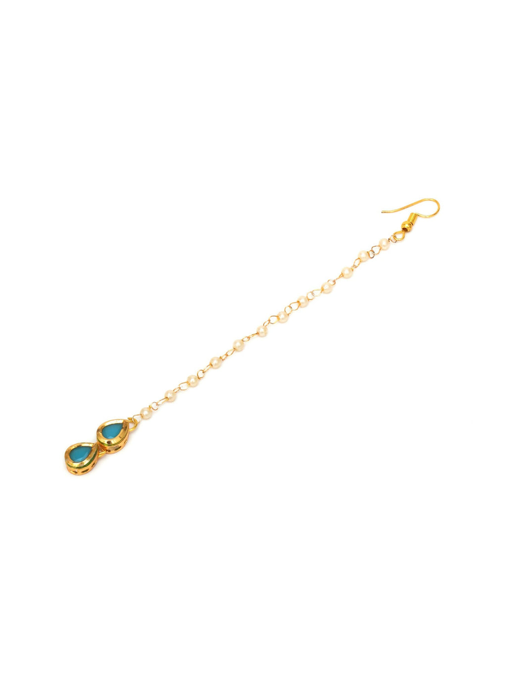 Kundan Maang Tikka (Gold) - Ruby Raang | Grocsy