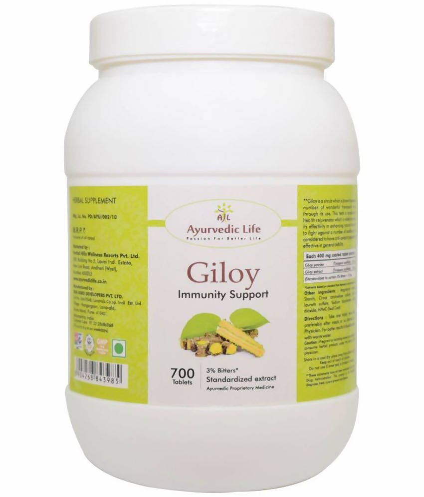 Ayurvedic Life Giloy Immunity Support Tablets | Grocsy