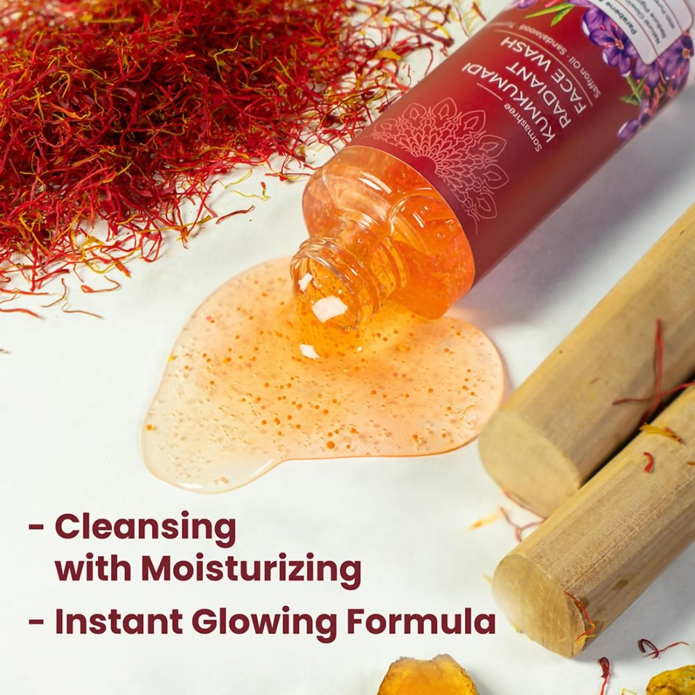 Pureus Herbals Somashree Kumkumadi Radiant Face Wash | Grocsy