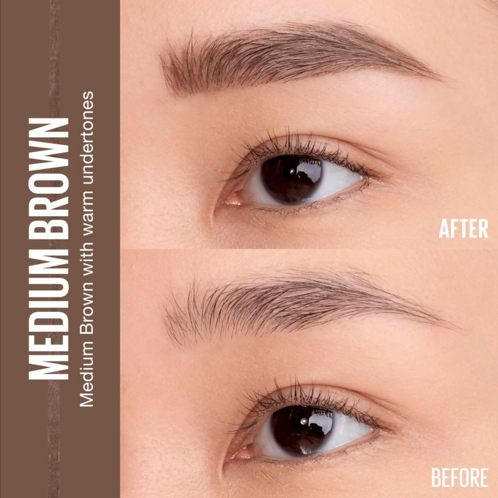 Maybelline New York Brow Ultra Slim Defining Eyebrow - Medium Brown | Grocsy