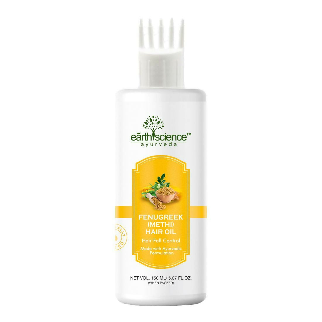 Earth Science Ayurveda Fenugreek Hair Oil | Grocsy