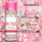 Florecer Rose Water Face Toner & Mist | Grocsy