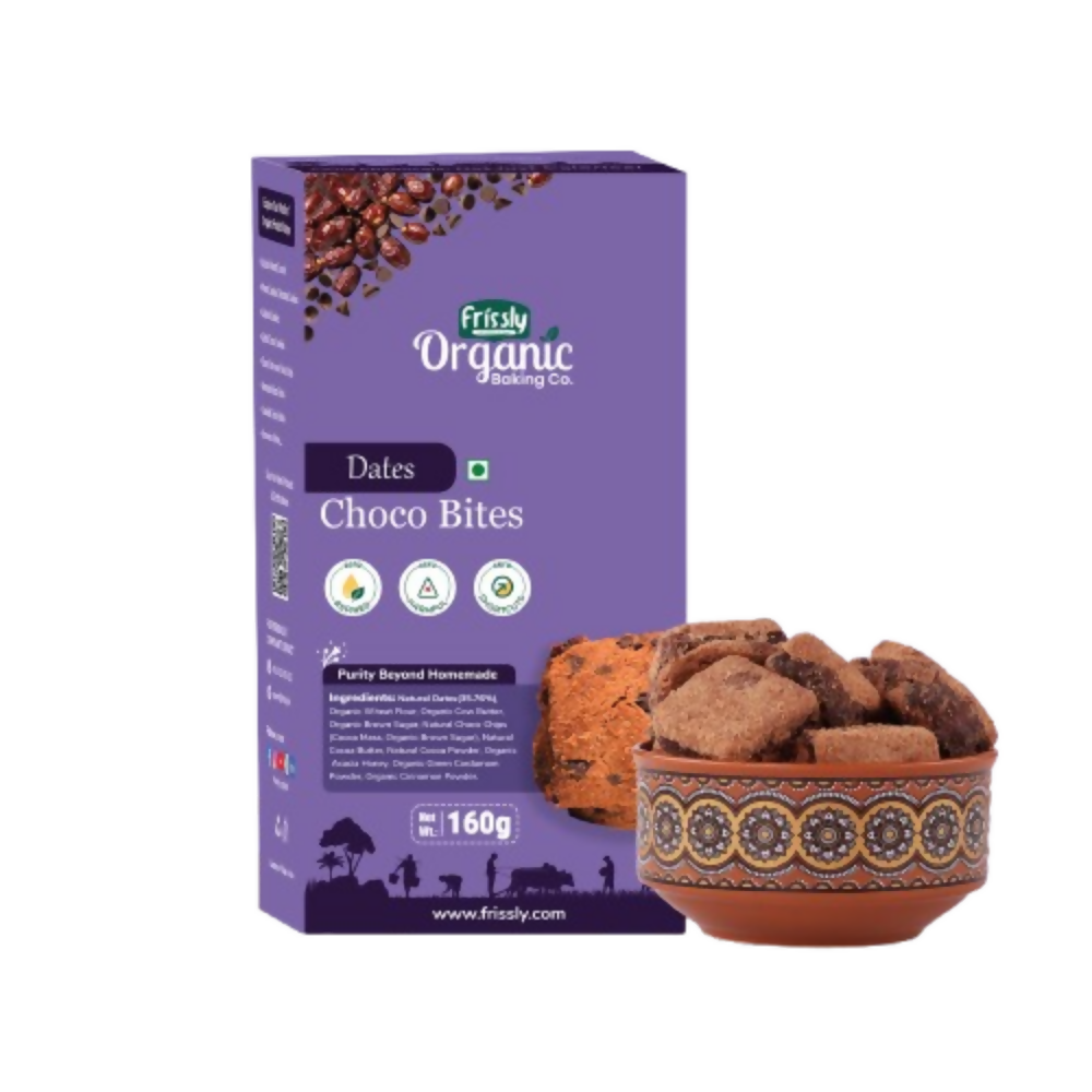 Frissly Organics Date Choco Bites | Grocsy
