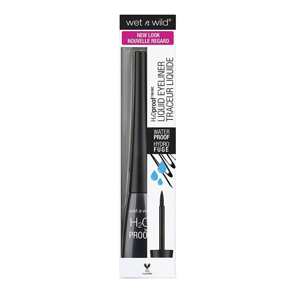 Wet n Wild H2O Proof Liquid Eyeliner - Black Noir | Grocsy