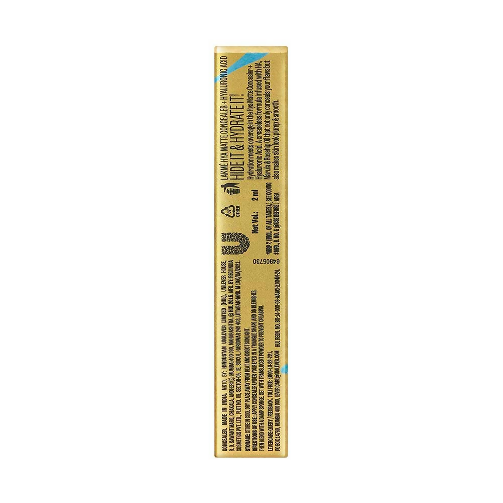 Lakme 9 To 5 Hya Matte Liquid Concealer - Sand | Grocsy