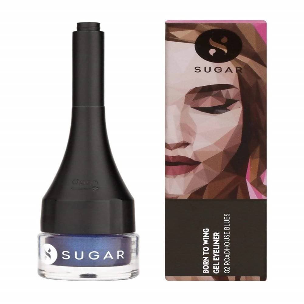 Sugar Born To Wing Gel Eyeliner - Roadhouse Blues (Denim Blue) | Grocsy
