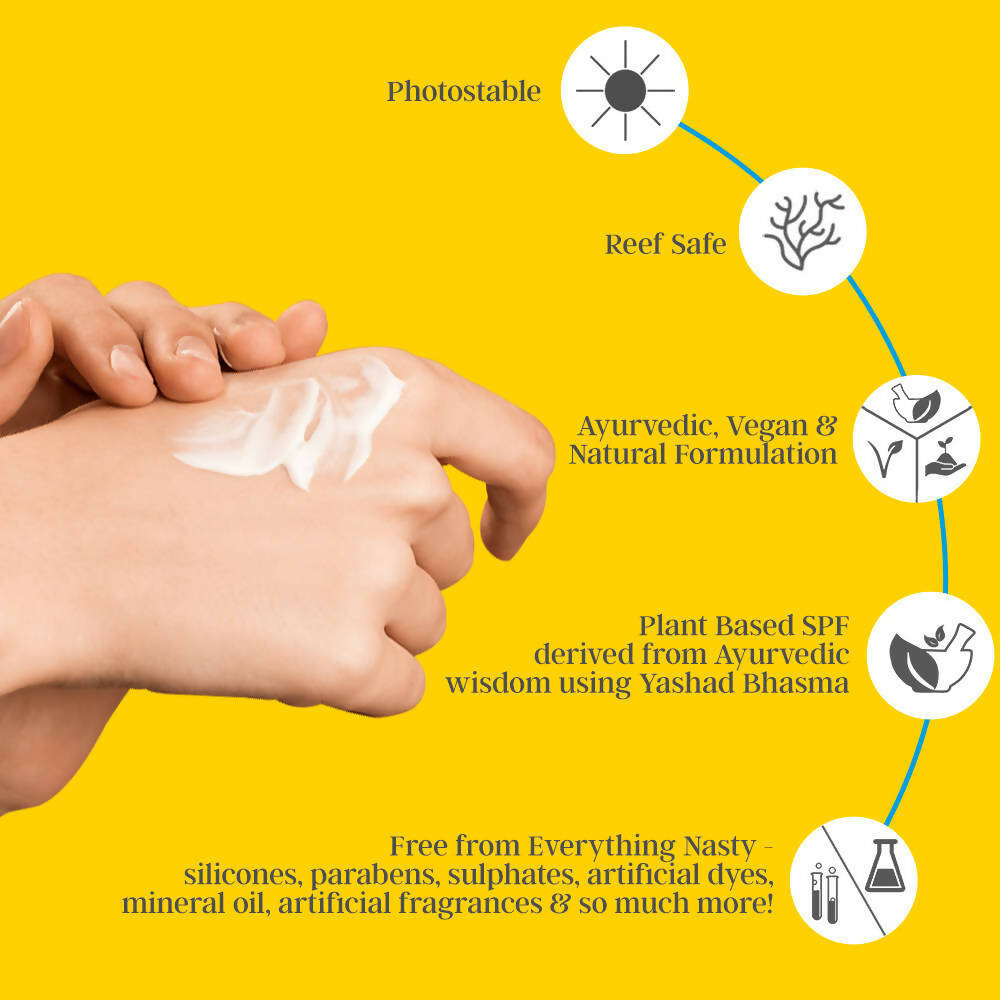 Natural Vibes Sunscreen Lotion with SPF 30 | Grocsy