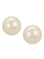 Cream Shine Pearl Studs- Ruby Raang | Grocsy