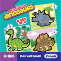 Frank Dinosaurs - A Set of 3 Jigsaw Puzzle for Kids | Grocsy