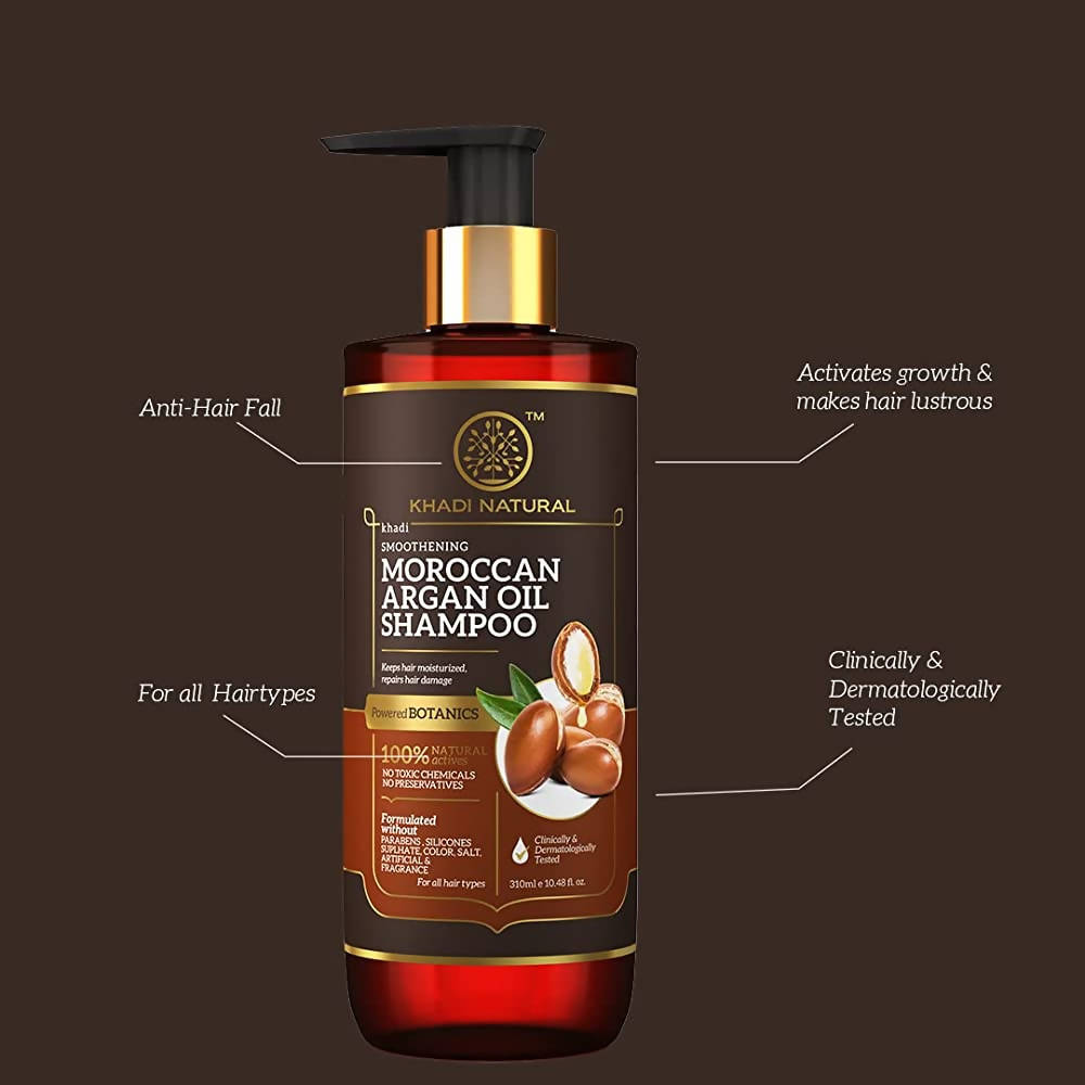 Khadi Natural Moroccan Argan Oil Shampoo | Grocsy