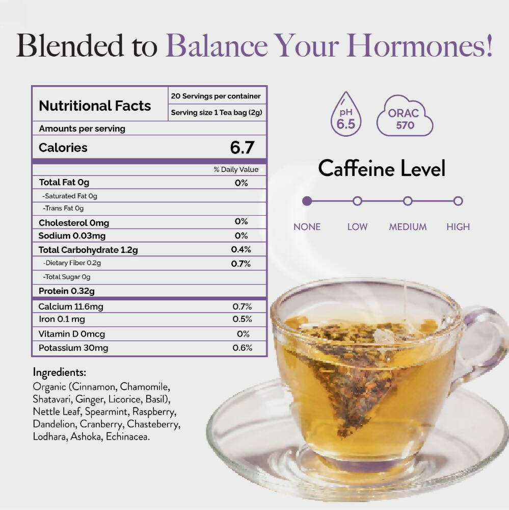 Wellbeing Nutrition Her Care Herbal Tea | Grocsy