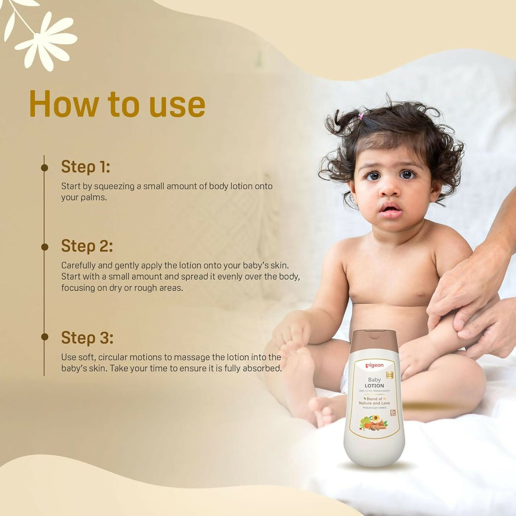 Pigeon Baby Lotion - Upto 12 hrs Moisturization | Grocsy