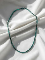 NVR Men's Handcrafted Green Rhodium Plated Chain | Grocsy