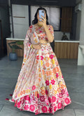 Lehenga Mart Exclusive Printed lehenga Choli for Wedding Wear - White | Grocsy