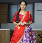 Lehenga Mart Designer Bollywood Style Wedding Lehenga Choli - Purple | Grocsy