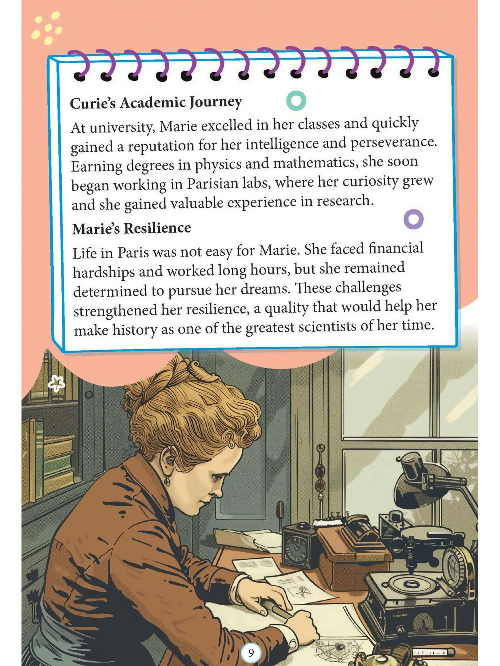 Dreamland Publications Marie Curie Icons of Inspiration Illustrated Biography For Kids | Grocsy