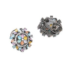Blush Flower Stone Studs- Ruby Raang | Grocsy