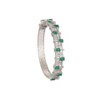 Nuyug Emerald Luxe Anti Tarnish Bangle | Grocsy