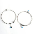 Mominos Fashion Kamal Johar Oxidised Silver Kadiyam Style Anklets | Grocsy