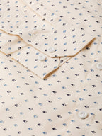 Jainish Cream Men's Cotton Printed Formal Shirts ( SF 716Cream ) | Grocsy