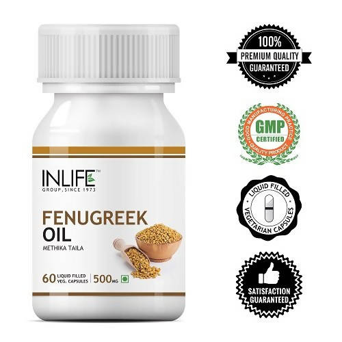 Inlife Fenugreek Oil Capsules | Grocsy