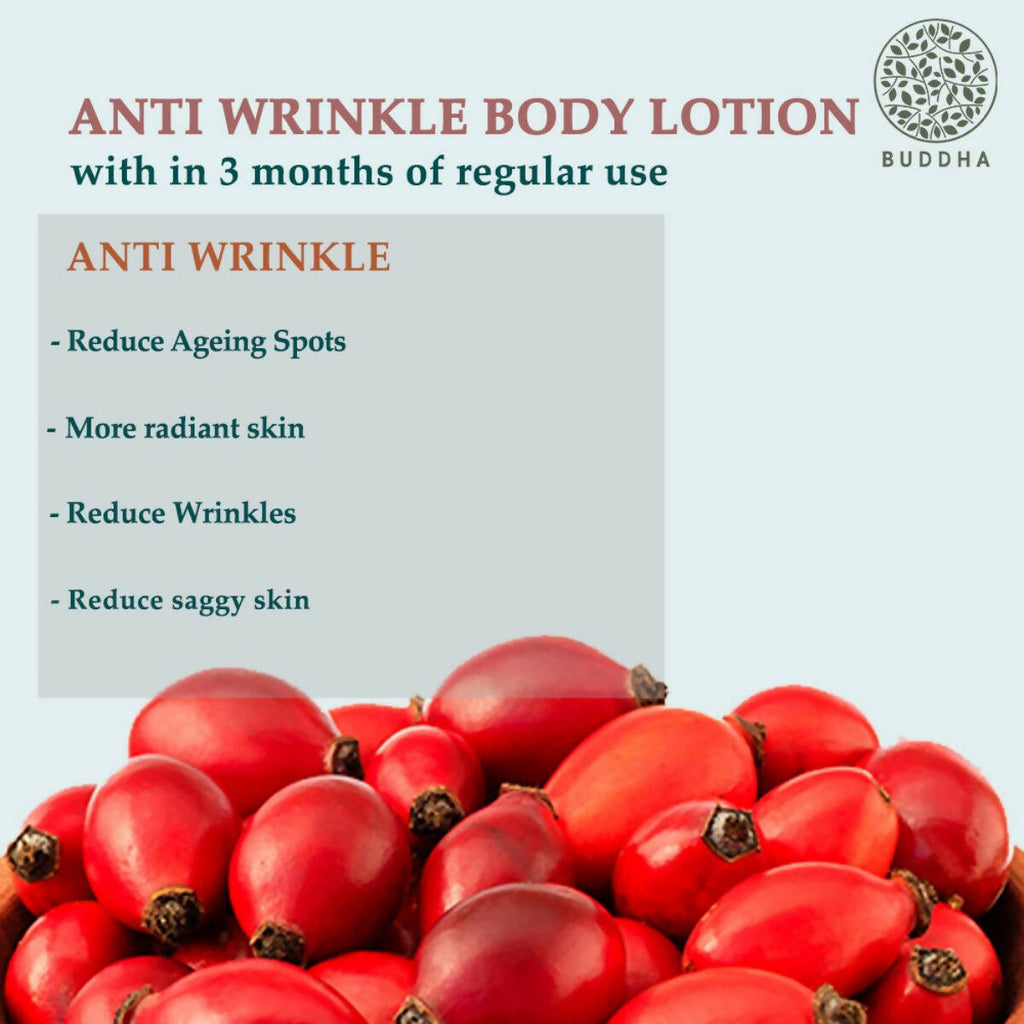 Buddha Natural Anti Wrinkle Body Lotion - For Wrinkles & Fine Lines | Grocsy