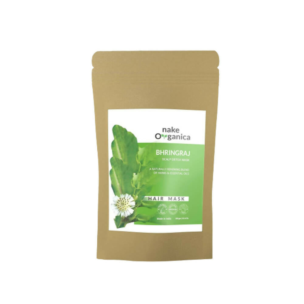 Nake Organica Bringraj Scalp Detox Hair Mask | Grocsy