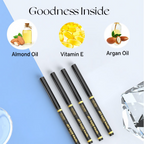 Nourish Mantra Jet Gaze Kajal Urban Rani - Black with Almond Oil & Vitamin E | Grocsy