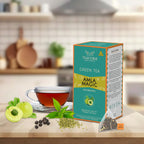 TEAFORA Amla Magic Green Tea | 20 Count Pyramid Tea Bags | Grocsy