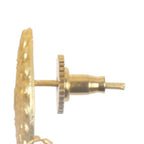Joban Fashion Women Matte Gold Brass Earrings | Grocsy