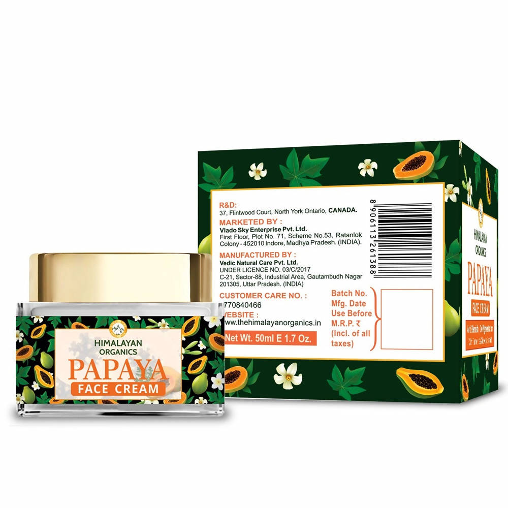 Himalayan Organics Papaya Face Cream | Grocsy