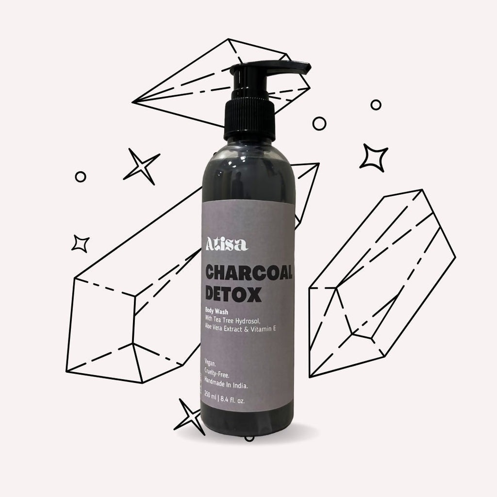 Atisa Charcoal Detox Body Wash | Grocsy