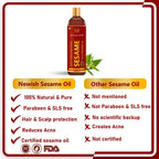 Newish Cold Pressed Sesame Oil For Hair & Skin | Grocsy