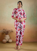 Prazu Fashion Light Pink Printed Cotton Blend Co-Ord Set | Grocsy