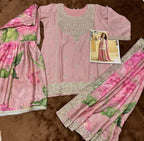 Aarshi Fashions Pink Silk Suits | Grocsy