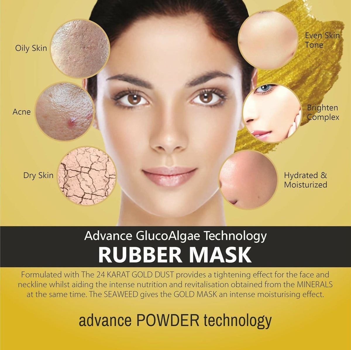 Purobio Algae Peel Off Face Mask 24k gold Facial Mask | Grocsy