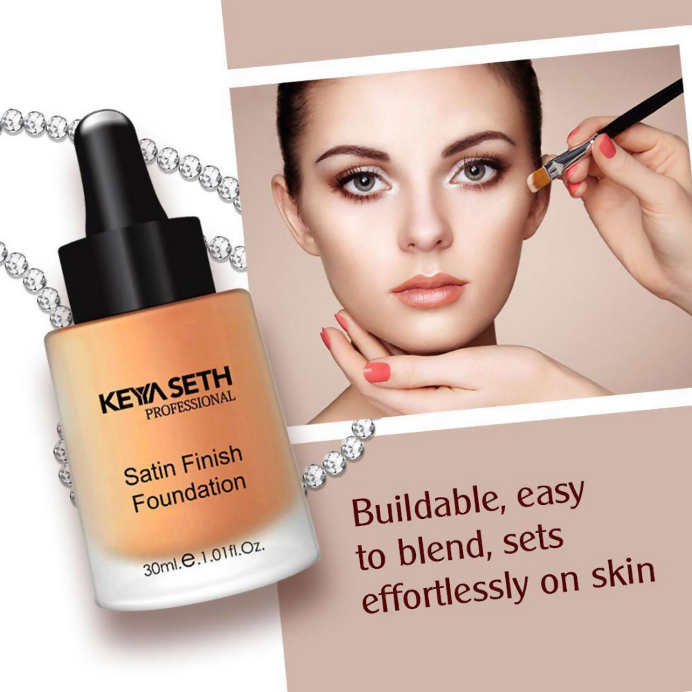 Keya Seth Aromatherapy Professional Satin Finish Foundation - Shade 4 | Grocsy