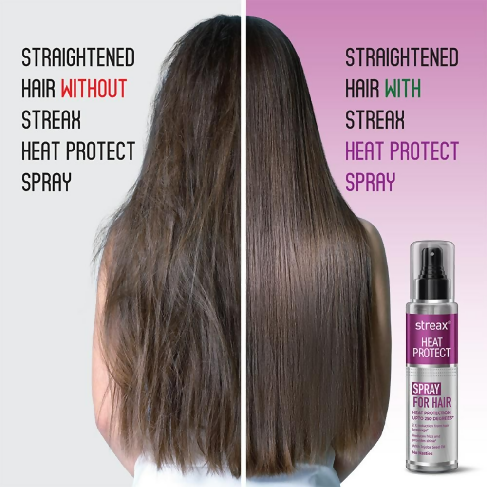 Streax Heat Protect Spray For Hair Styling For Men & Women Hair Spray | Grocsy