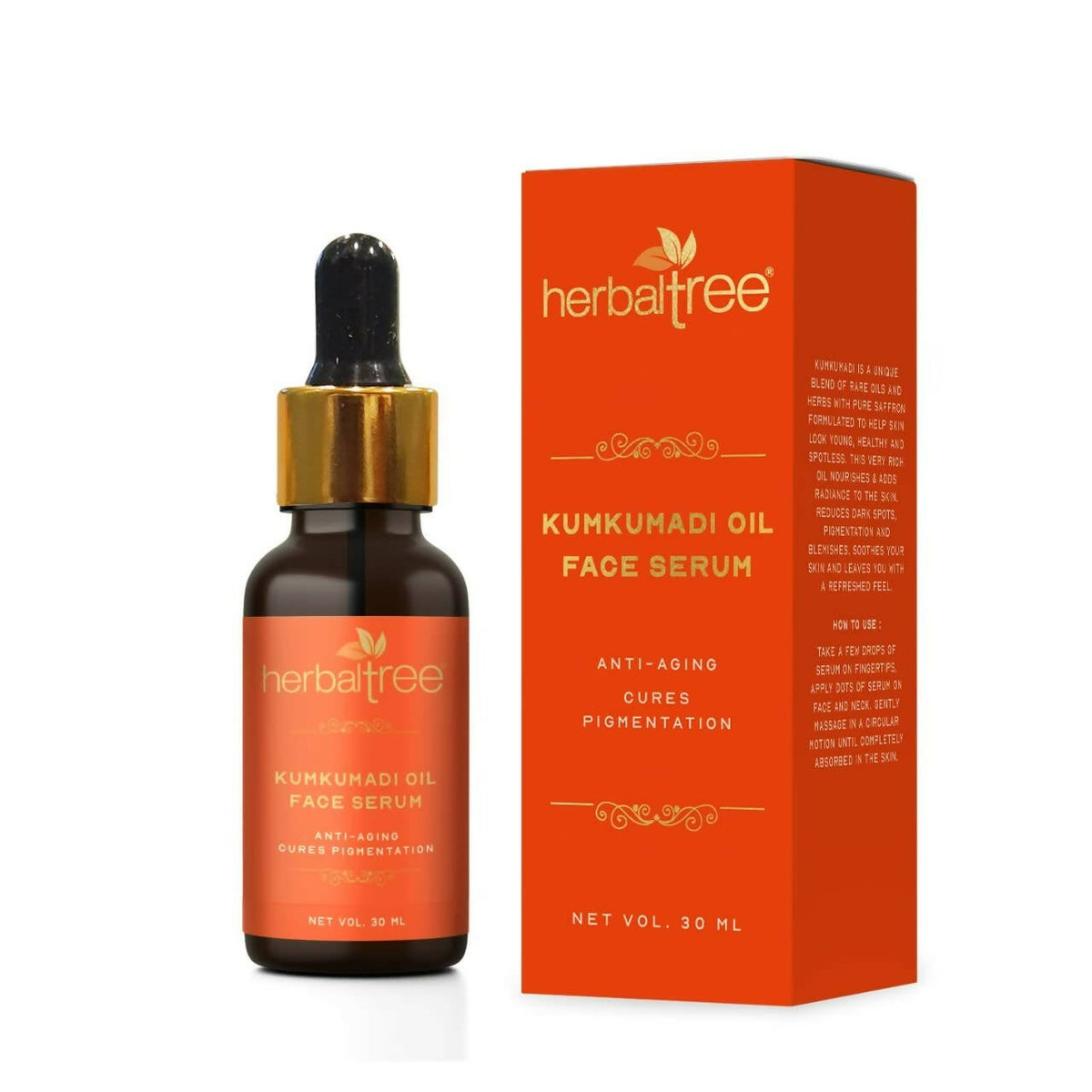 Herbal Tree Kumkumadi Oil Face Serum | Grocsy