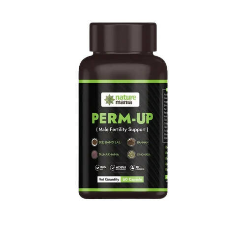Nature Mania Perm-Up Capsules (Male Sperm Count Booster) | Grocsy