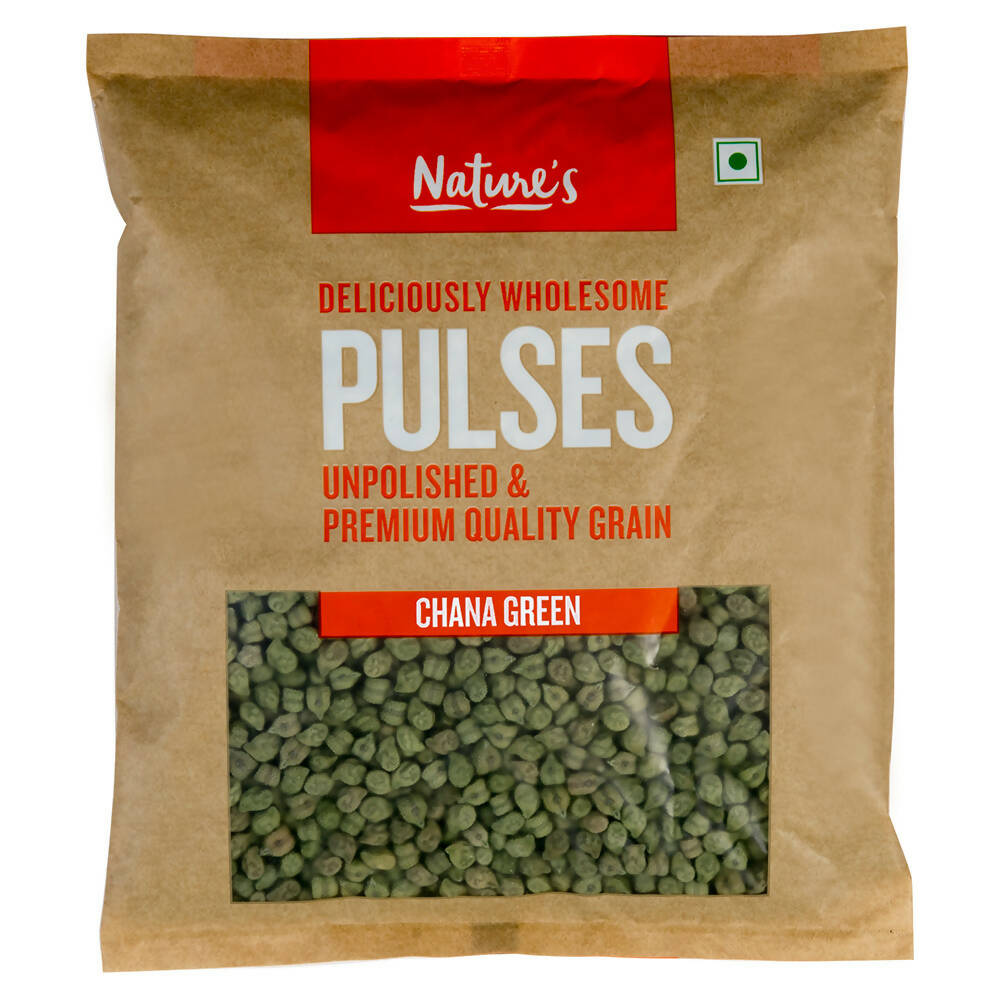 Nature's Chana Green Whole | Grocsy