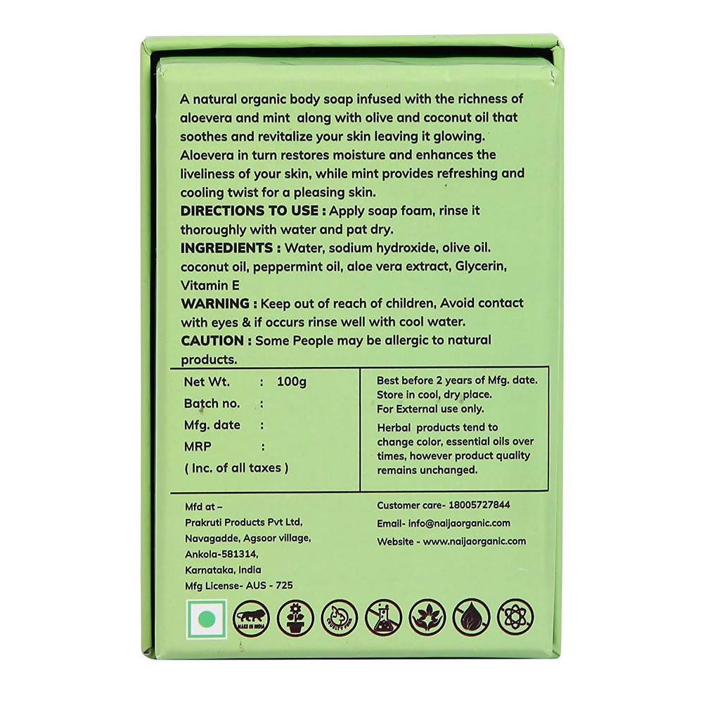 Naija Aloe Vera & Mint - Ultimate Moisturization Soap | Grocsy