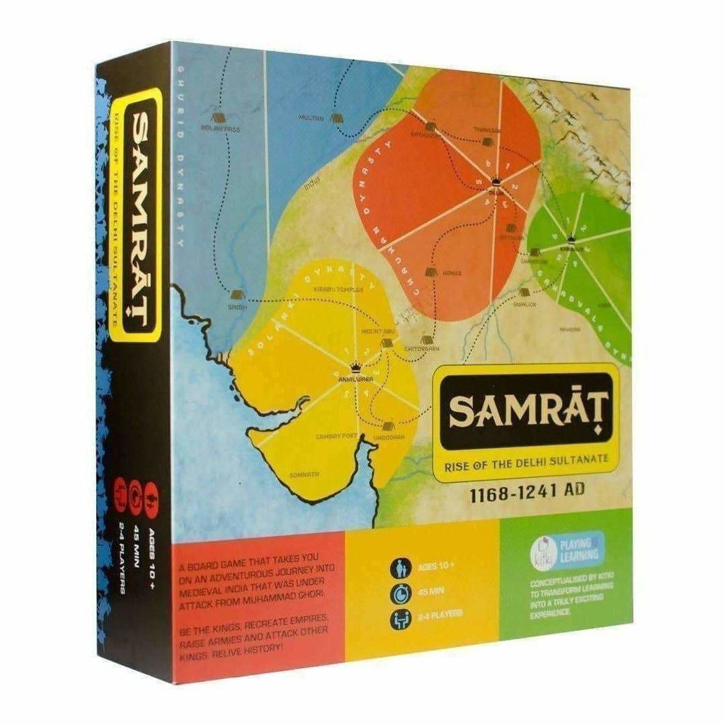 Samrat Strategy Board Game Based on Indian Kings History | Grocsy