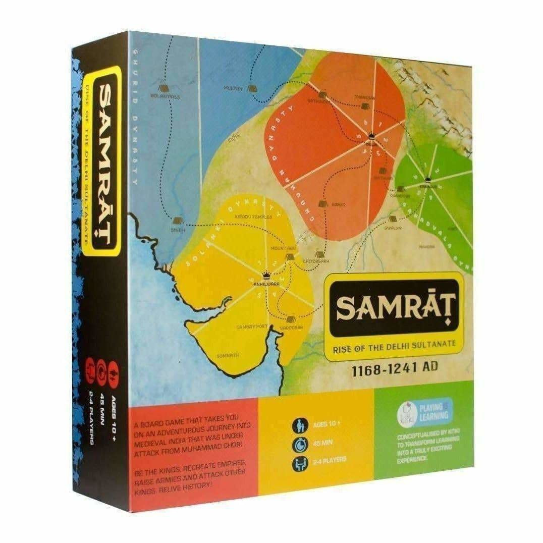 Samrat Strategy Board Game Based on Indian Kings History | Grocsy